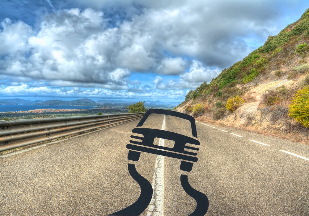 Frenos gastados coche